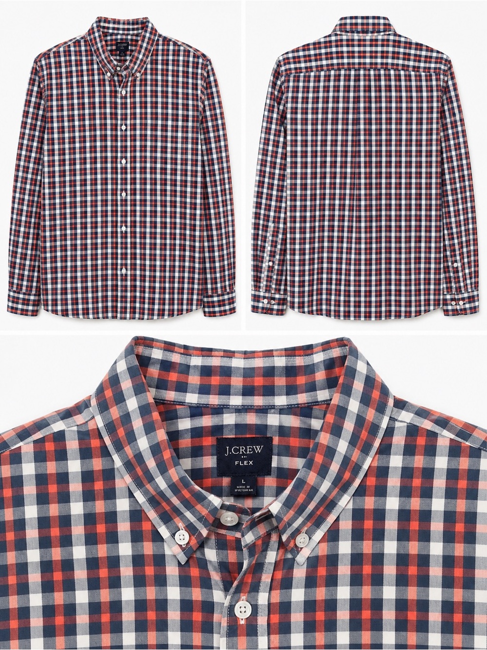 J.Crew Flex Button-Down Shirt – Size Large